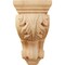 Ekena Millwork 3 1/2"W x 4"D x 7"H Small Traditional Acanthus Corbel, Red Oak CORW03X04X07TARO - alternate 2